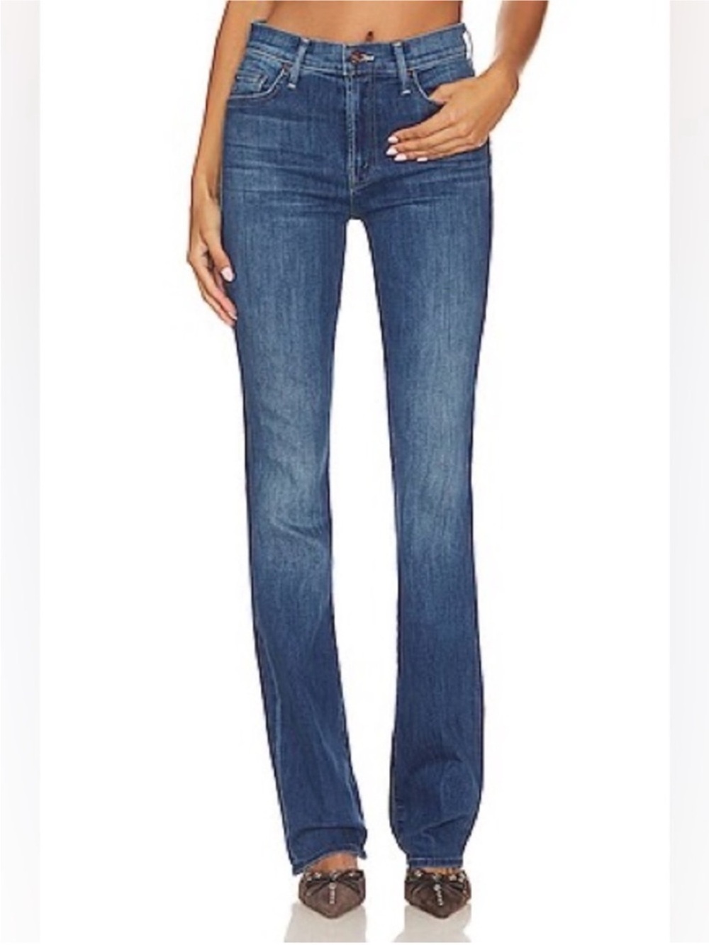 MOTHER The Insider Heel Jeans in One Trick Pony Size 25